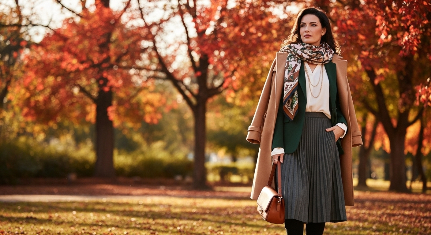 가을 패션의 필수 요소: 30대 여성을 위한 고급스러운 색감 조화